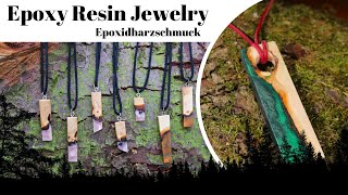 Epoxy resin jewelry  Epoxidharz Schmuck [upl. by Erl61]