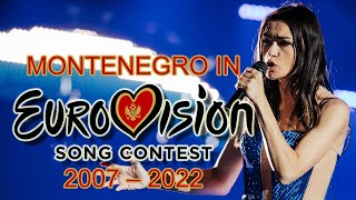 Montenegro in Eurovision Song Contest 20072022 [upl. by Naro]