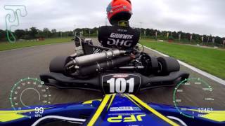 Onboard Gold Kart Rotax Max Senior  GK4 3 Genk Race 1 [upl. by Else]