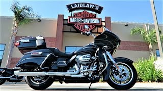 2017 HarleyDavidson Road Glide Ultra FLTRU│Test Ride and Review [upl. by Melessa]