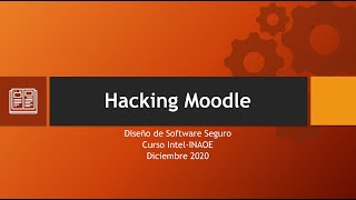 Hacking Moodle [upl. by Honig]