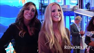 Intervista a Belen Rodriguez e Michelle Hunziker conduttrici di Striscia la Notizia 2016 [upl. by Groveman]