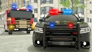 Fire Truck Frank Learn to Help  Wheel City Heroes WCH  Sergeant Lucas the Police Car New Cartoon [upl. by Rohn]