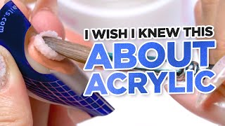 Things I Wish I Knew About Acrylic As A Beginner Nail Tech [upl. by Ahsiket]