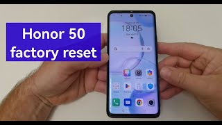 Honor 50 factory reset [upl. by Ettennek218]