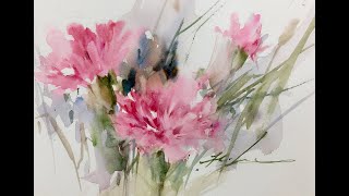 WatercolorAquarela  Demo  Cravo [upl. by Acisset]