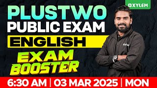 Plus Two Public Exam English  Exam Booster  Xylem Plus Two [upl. by Plusch]