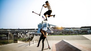 Filming Professional Scooter Athletes in Boston [upl. by Buddy]