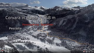 Sellaronda Skimarathon HD 3D Corvara [upl. by Weeks]