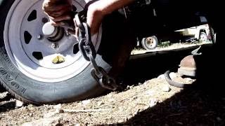 Best Lock For a Trailer Camper RV Security Chain Cant Be Cut With Bolt Cutters Pick Proof [upl. by Kimitri]