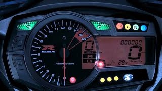 20112014 Suzuki GSXR 750 Shift Light Tutorial [upl. by Alimaj]