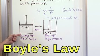 02  Boyles Law in Chemistry Part 1 [upl. by Bratton]