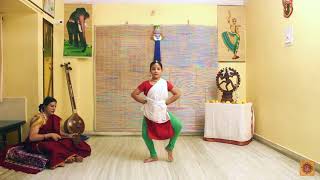 Jaati Adavu  Thatti Mettadavu  Pancha Jaati Adavu  Steps 1 to 5  Basic Bharatanatyam Adavus [upl. by Namielus]