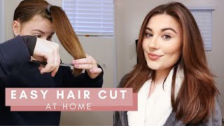 HOW I CUT MY HAIR AT HOME amp FAV HAIR PRODUCTS [upl. by Barnabe]