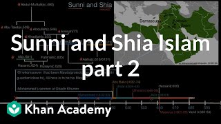 Sunni and Shia Islam part 2  World History  Khan Academy [upl. by Pitzer]