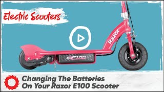 How to Change the Battery on the Razor E100 Electric Scooter [upl. by Verile]