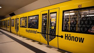 Eröffnung der neuen U5  UBahn Berlin [upl. by Oynotna714]