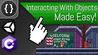 How To Interact With Objects Unity Tutorial [upl. by Olcott968]