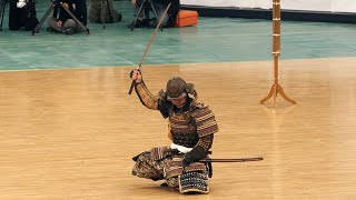 Shojitsu Kenrikata Ichiryu Katchu Battojutsu  42nd Japanese Kobudo Demonstration 2019 [upl. by Eniotna217]