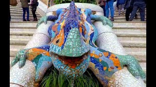 A tour around Park Güell  Barcelona Spain  GoPro HD [upl. by Naleek838]