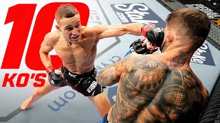 Top 10 Flyweight Knockouts in UFC History [upl. by Marih670]