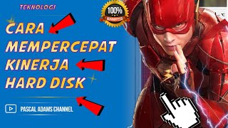 CARA MEMPERCEPAT KINERJA HARD DISKMU  TUTORIAL KOMPUTER [upl. by Rapsac]