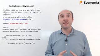 36 Economía S12 ¿Qué es el multiplicador [upl. by Tedmann]