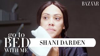 Celebrity Facialist Shani Dardens Nighttime Skincare Routine  Go To Bed With Me  Harpers BAZAAR [upl. by Ynomrah]