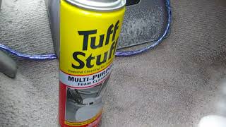 Tuff stuff multi purpose foam cleaner test review [upl. by Rednaeel771]