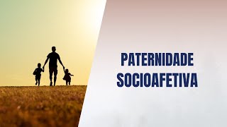 Paternidade socioafetiva [upl. by Sefton619]