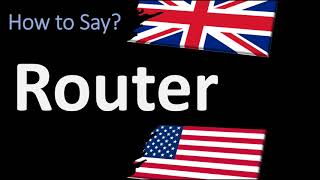 How to Pronounce Router CORRECTLY [upl. by Garap647]