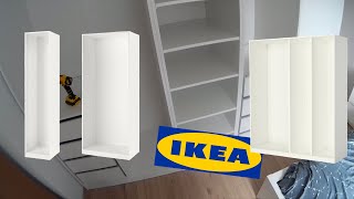 IKEA PAX assembling wardrobe box furniture  montage caisson [upl. by Madel344]