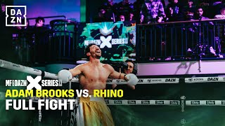 FULL FIGHT  Adam Brooks vs Rhino [upl. by Nayllij]