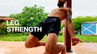 Bodyweight LEG WORKOUT for Strength [upl. by Romonda]