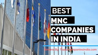 Top 10 Multinational Companies In India  MNC Companies In India [upl. by Longtin]