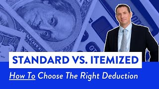 Standard Deduction vs Itemizing [upl. by Nolyarb]