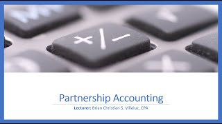 AFAR Partnership Accounting Part 1  Formation [upl. by Alleul]