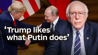 Bernie Sanders on Trump’s alignment with Russia [upl. by Solim]