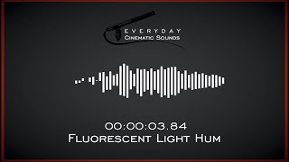 Fluorescent Light Hum  HQ Sound Effect [upl. by Secnarfyram407]