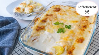 Kartoffelgratin einfach unglaublich cremig und lecker Die perfekte Beilage [upl. by Ecnedac355]