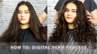 DIGITAL PERM PROCESS HOW TO [upl. by Hacim]