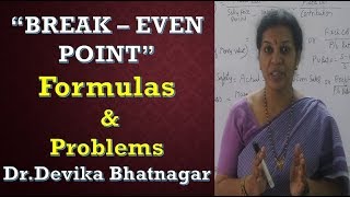 quotBreak  Even Pointquot Formulas amp Problems [upl. by Edwards583]