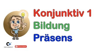 Konjunktiv 1 Präsens Gegenwart Bildung [upl. by Ogirdor]