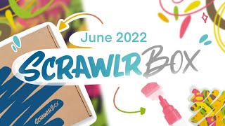 ScrawlrBox June 2022 UNBOXING  Price Changes  EmilyArts [upl. by Odnalo559]