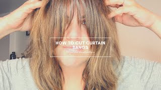 How To Cut Curtain Bangs [upl. by Sheridan277]