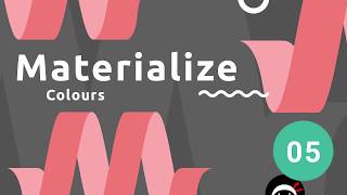 Materialize Tutorial 5  Colours [upl. by Terri]