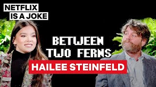 Hailee Steinfeld Between Two Ferns with Zach Galifianakis  Netflix Is A Joke [upl. by Newhall]