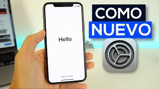 Cómo BORRAR mi iPhone por completo y dejarlo NUEVO [upl. by Nywnorb525]