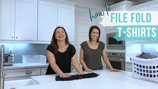 How To File Fold TShirts [upl. by Butte]