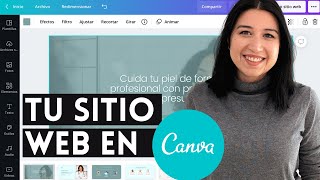 Cómo crear una página web GRATIS y FÁCIL en Canva Tutorial paso a paso 2021 [upl. by Leverett191]